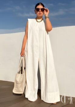 Combinaison ample sans manches coupe large