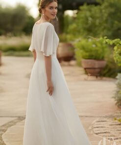Combinaison jambe palazzo blanche mariage civil
