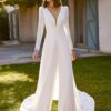 Combinaison robe mariage femme élégante