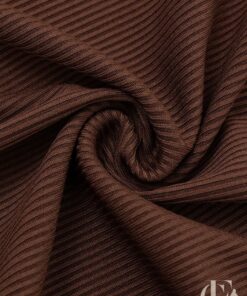 Combinaison marron col montant manches drapées pantalon large